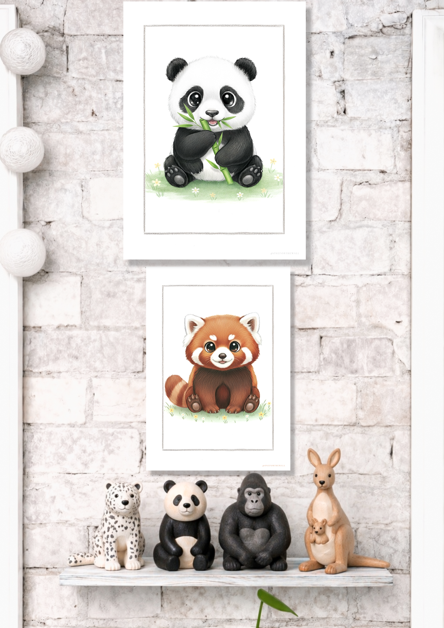 Pequeño Panda - Lámina Artistica