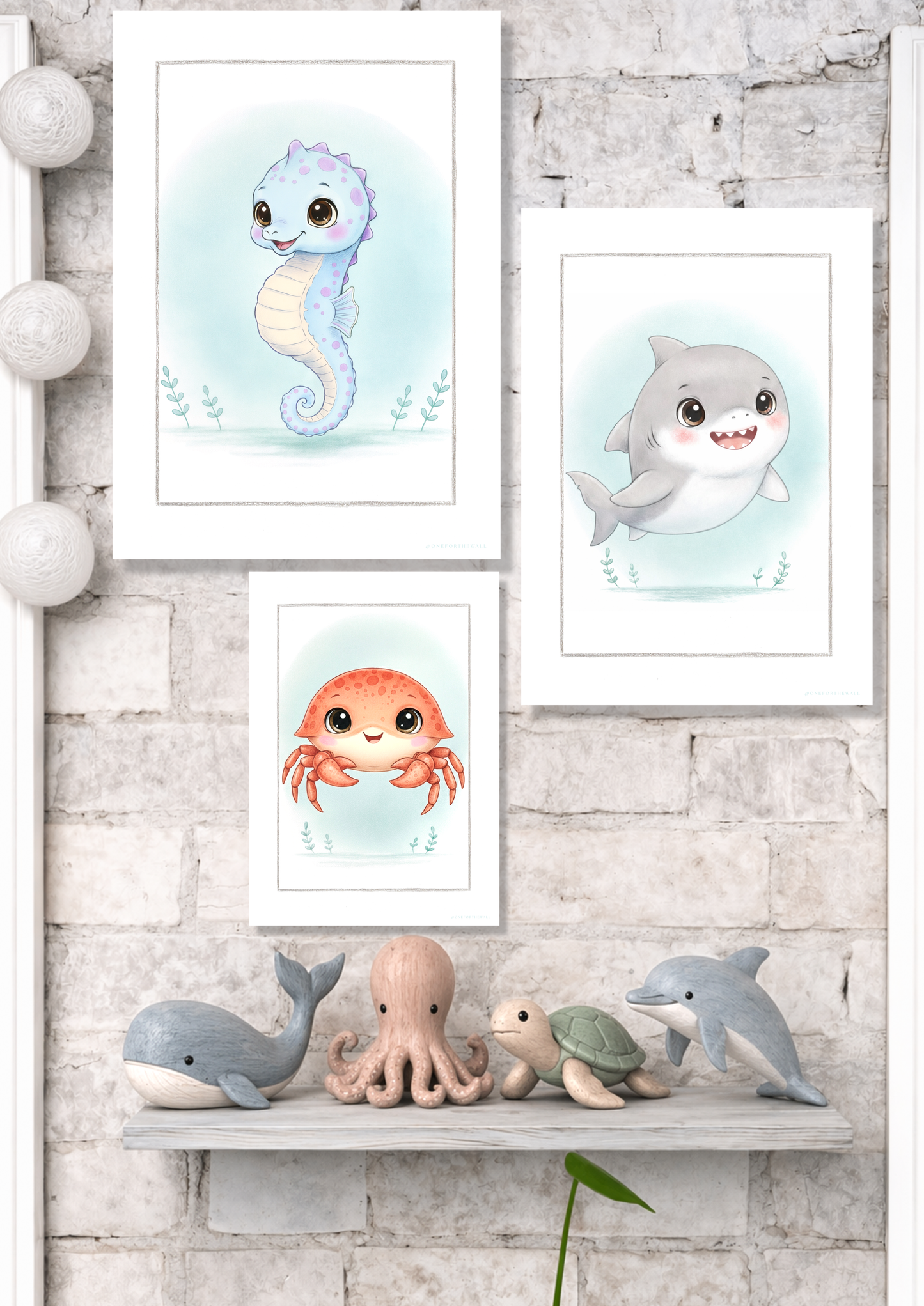 Little Seahorse - Art Print