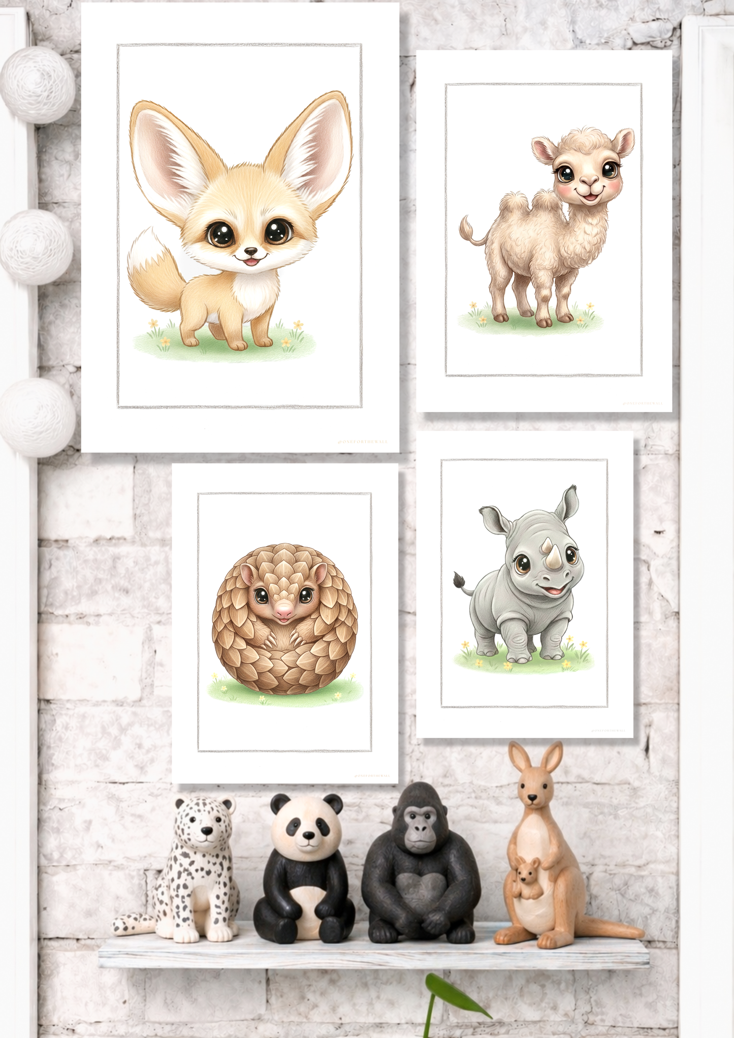 Little Fennec Fox - Art Print
