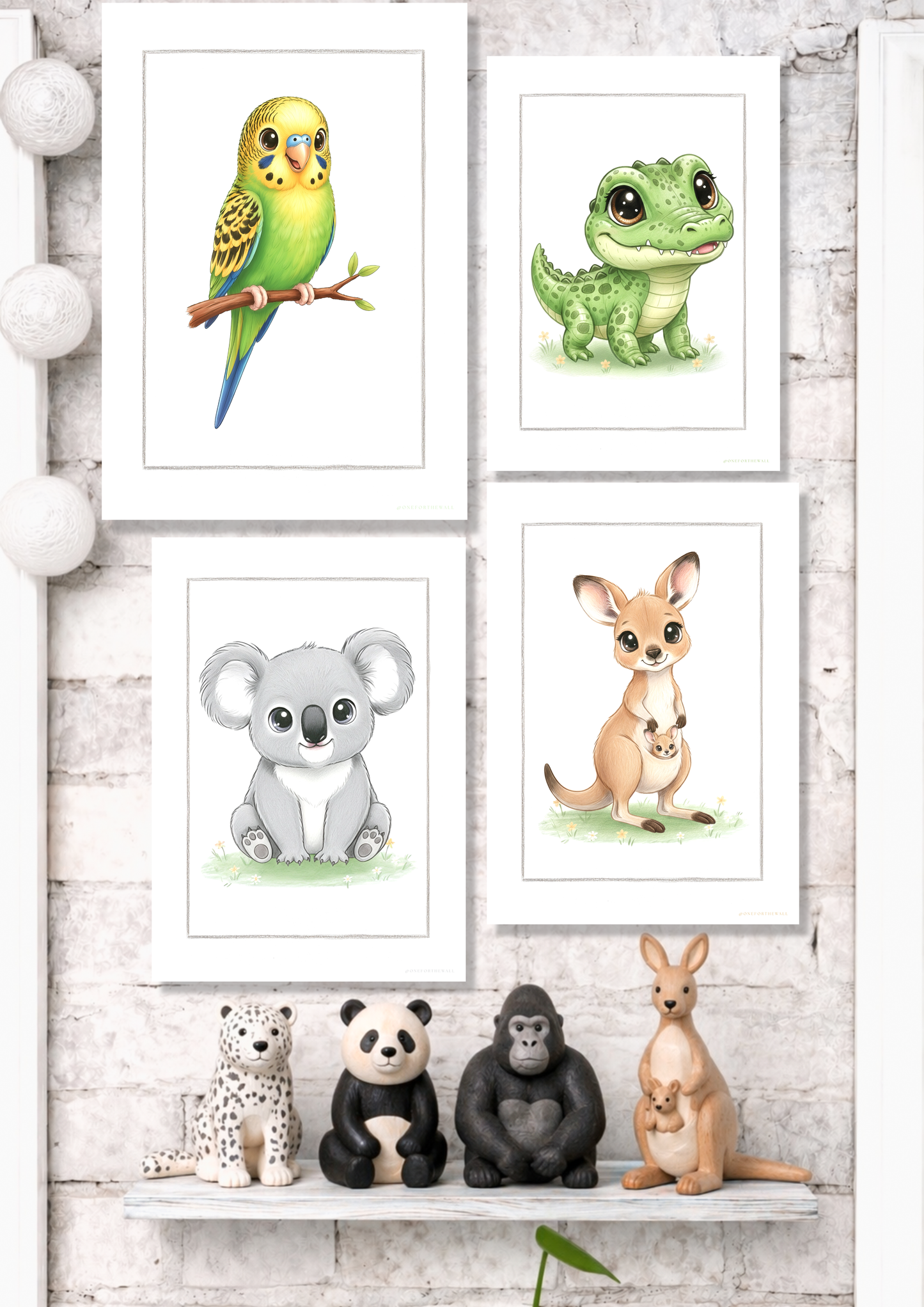 Little Budgie - Art Print