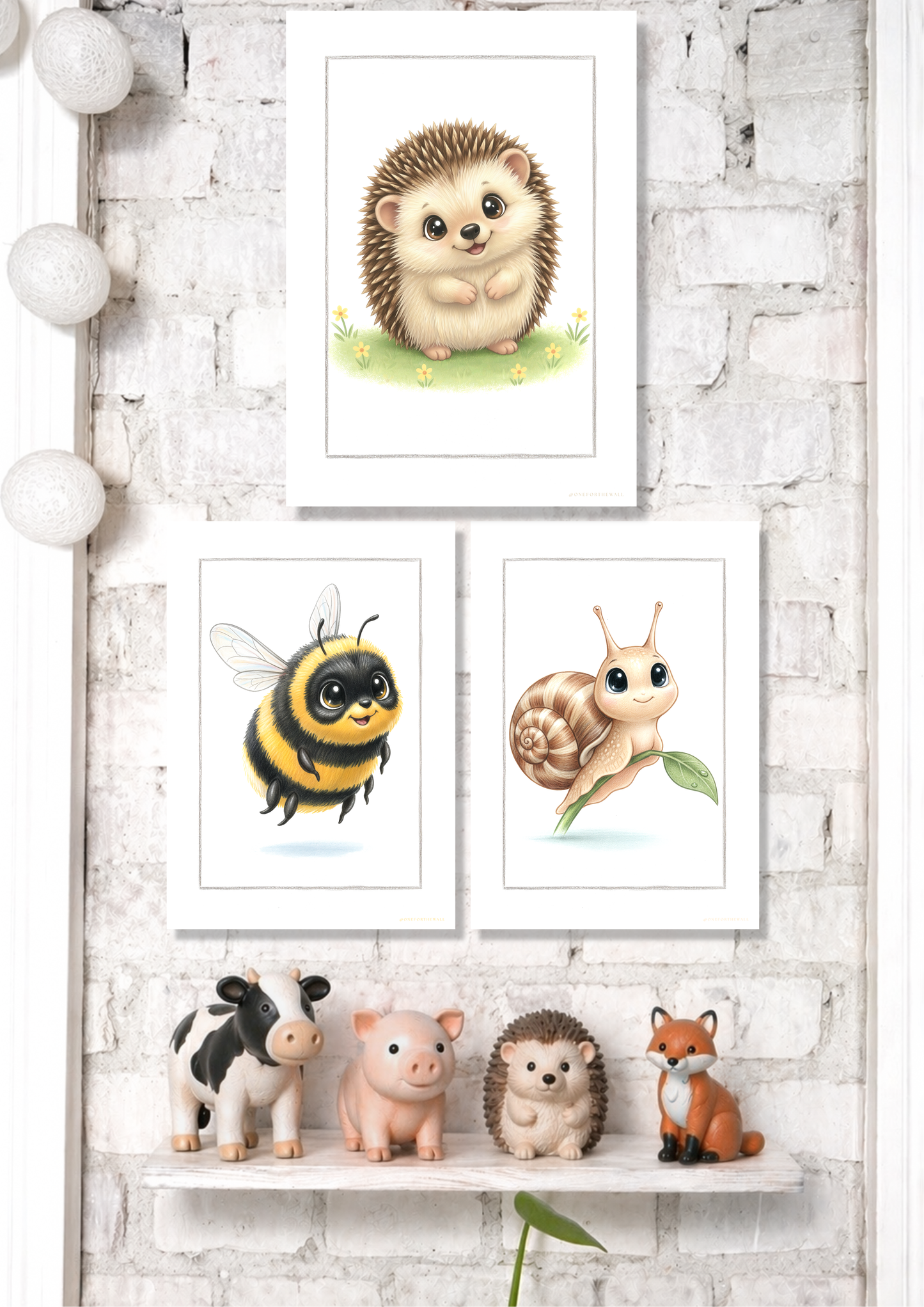 Little Hedgehog - Art Print