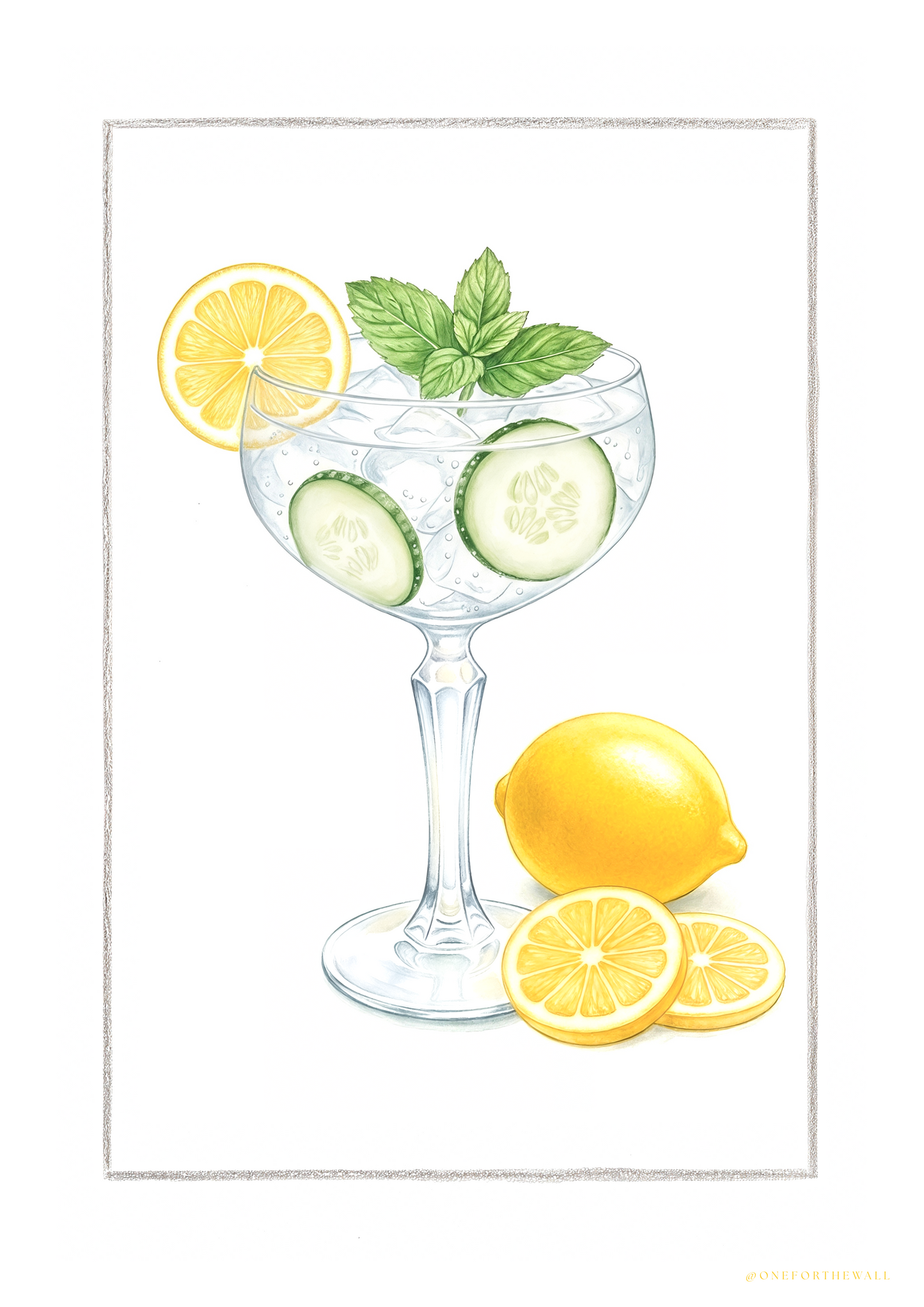Gin & Tonic - Art Print