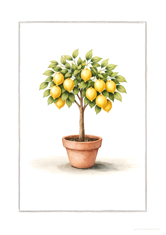 Lemon tree - Art Print