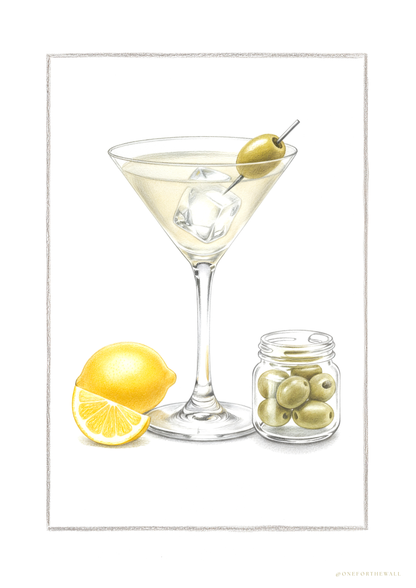 Martini Clásico - Lámina Artística
