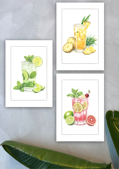 Pineapple Smash - Art Print