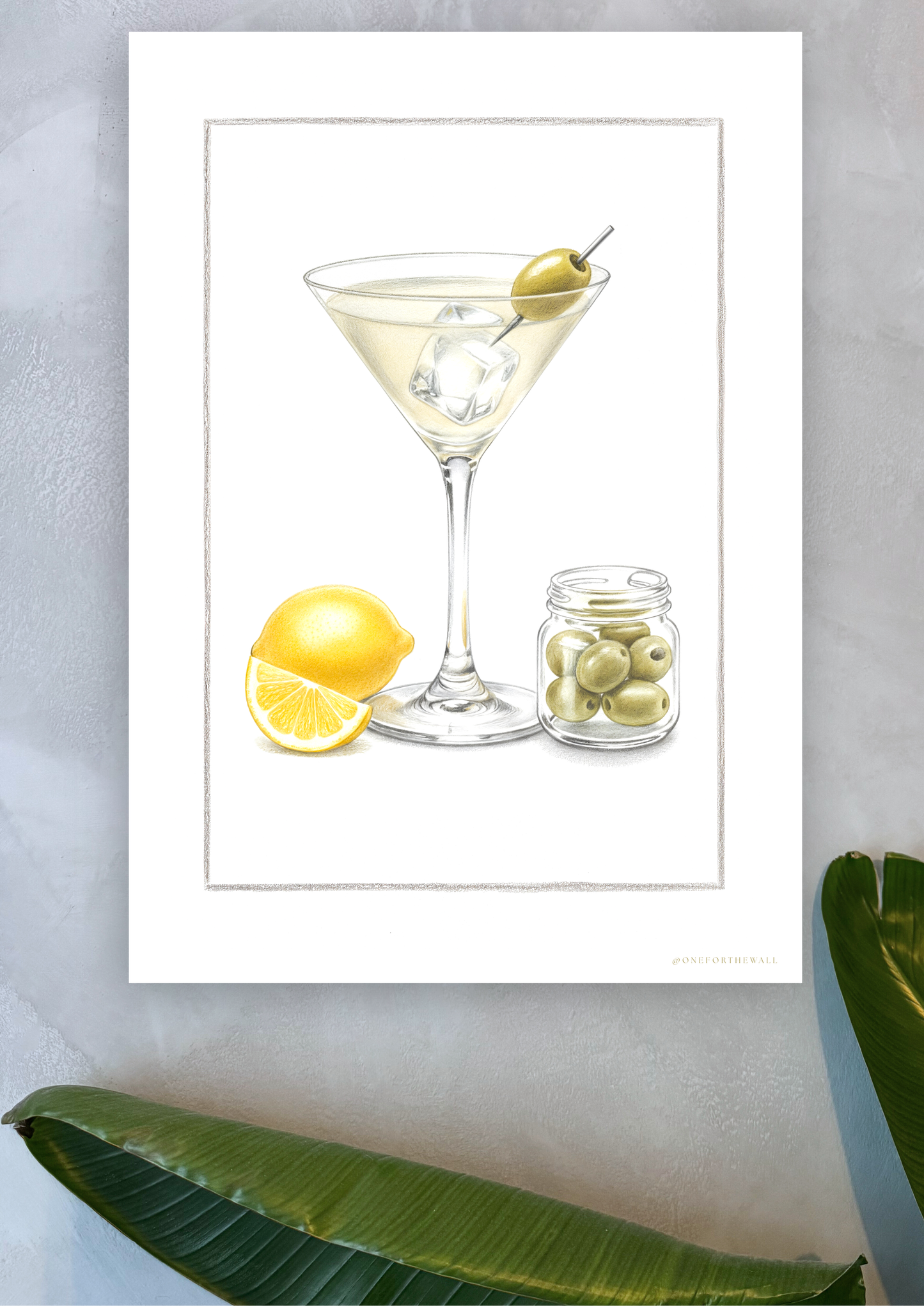 Martini Clásico - Lámina Artística
