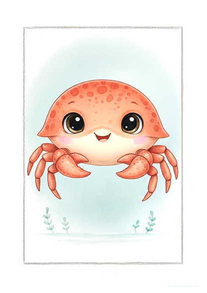 Little Crab - Art Print