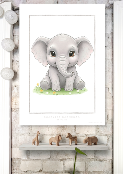 El Pequeño Elefante - Lámina Artística