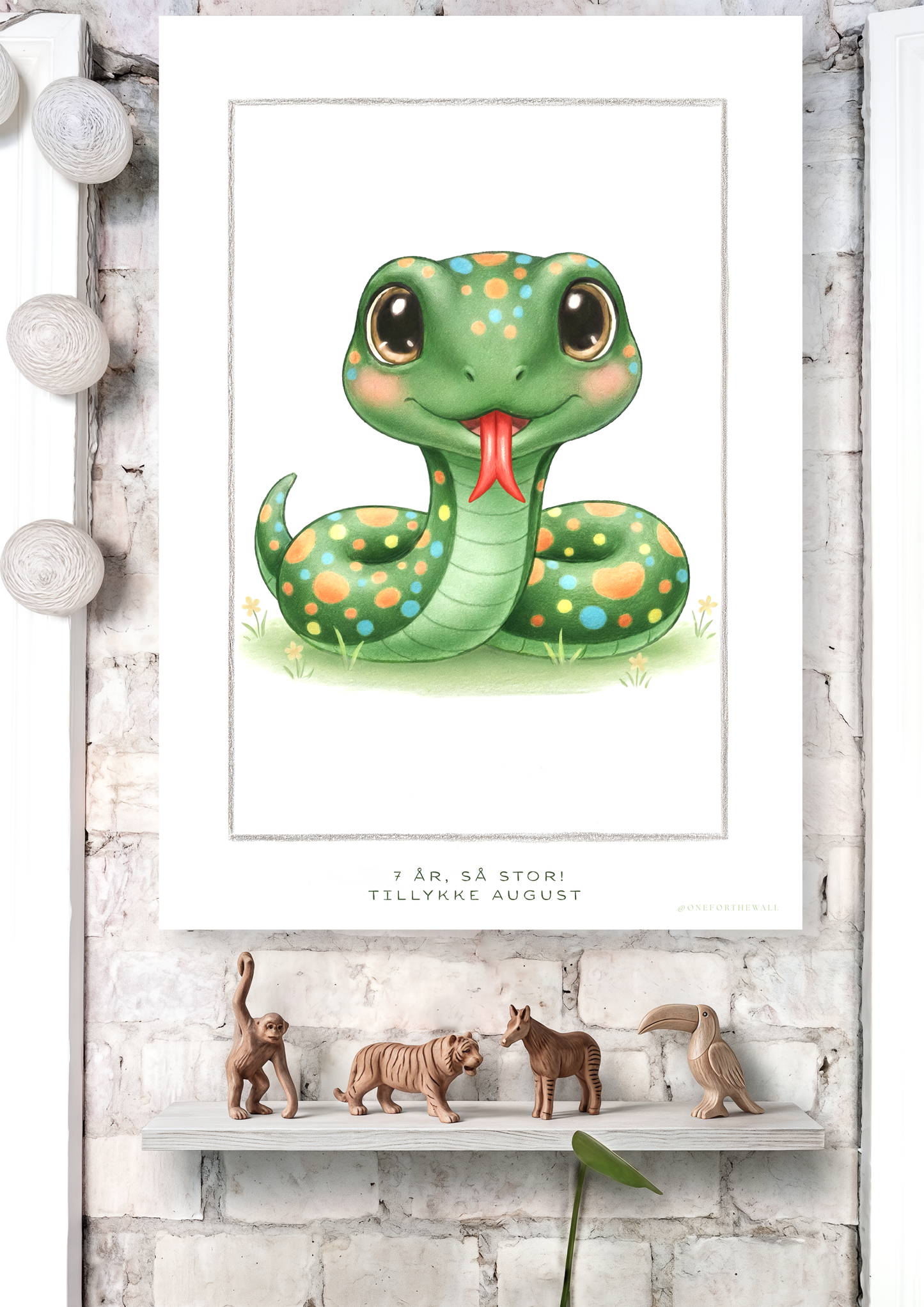 Pequeña Serpiente - Lámina artística