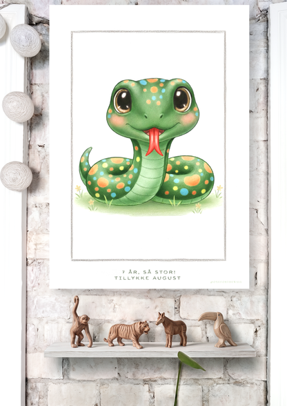 Pequeña Serpiente - Lámina artística