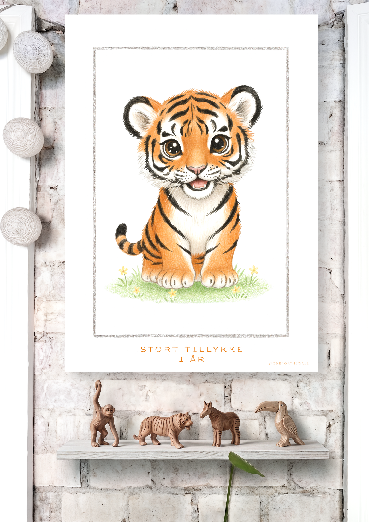 El Pequeño Tigre - Lámina Artística