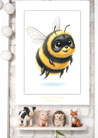 Little Bumble Bee - Art Print