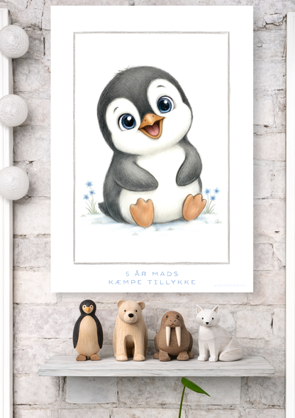 Little Penguin - Art Print