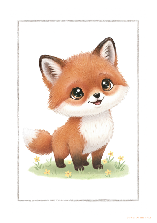 Little Fox - Art Print