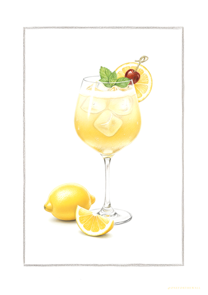 Limoncello Spritz - Lámina artística