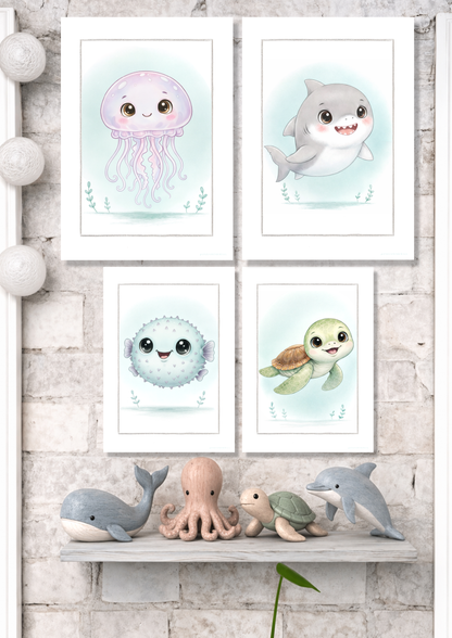Little Jellyfish - Art Print