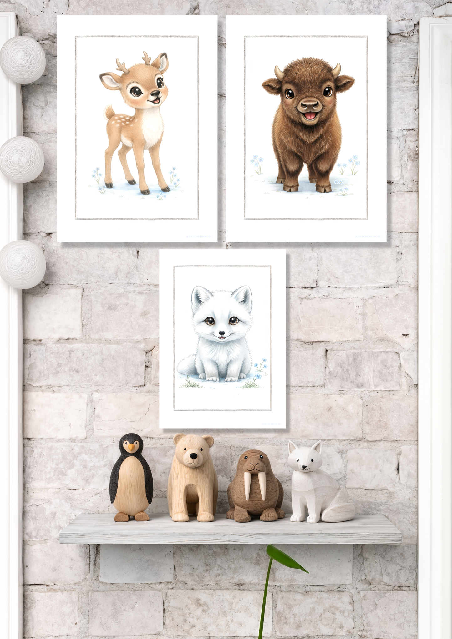 Little Reindeer - Art Print
