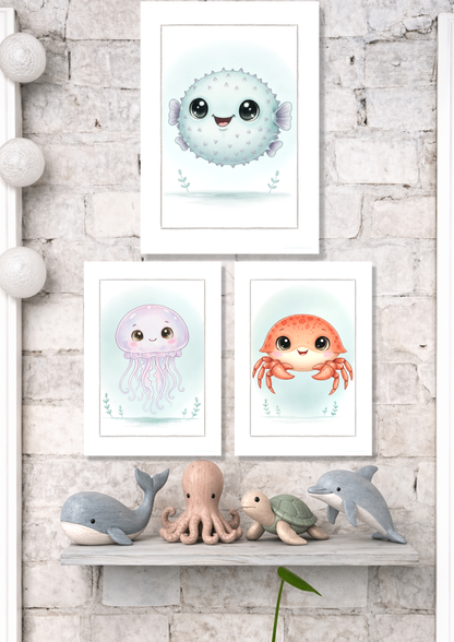 Little Puffer - Art Print