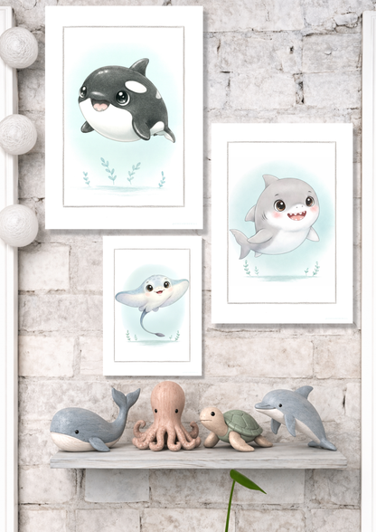 Little Orca - Art Print