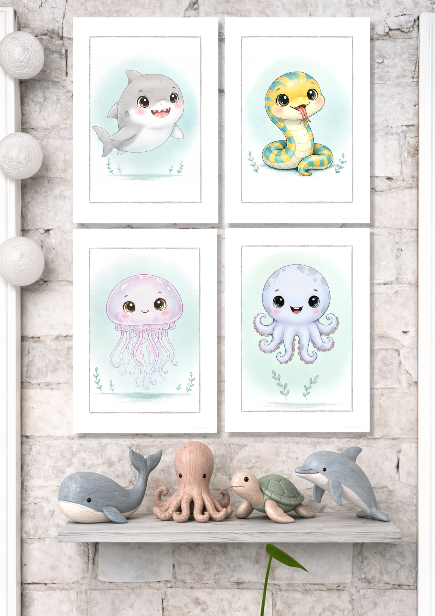 Little Shark - Art Print