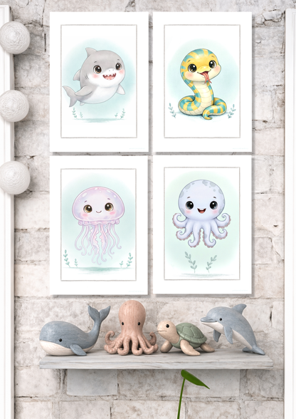 Little Shark - Art Print