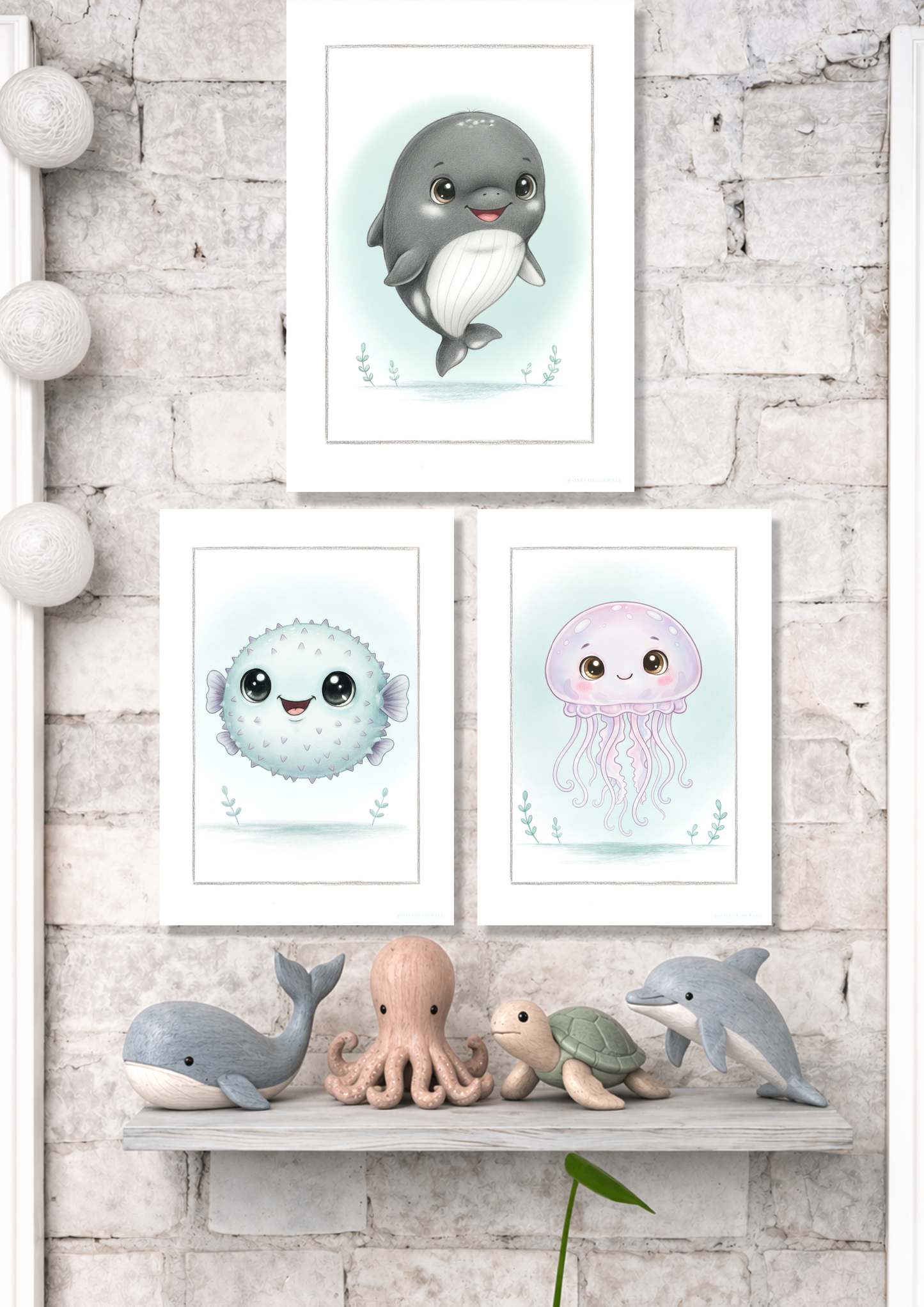 Pequeña Ballena - Lámina artistica