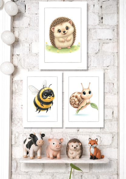 Little Hedgehog - Art Print