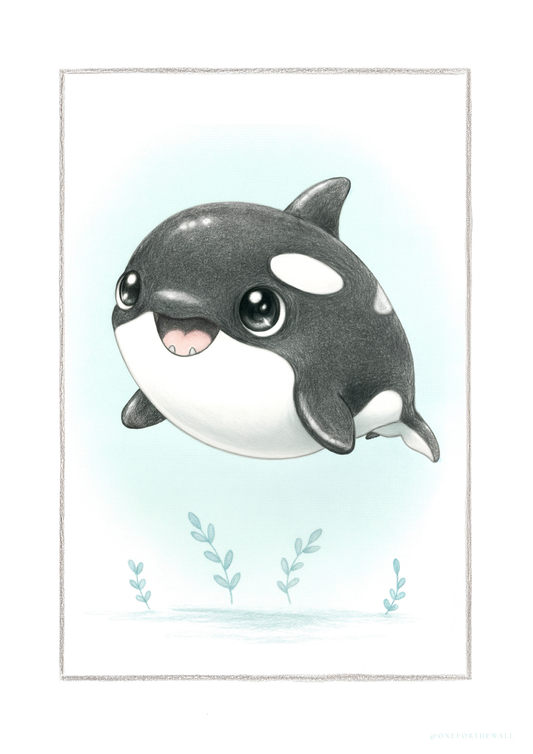 La pequeña Orca - Lámina artística