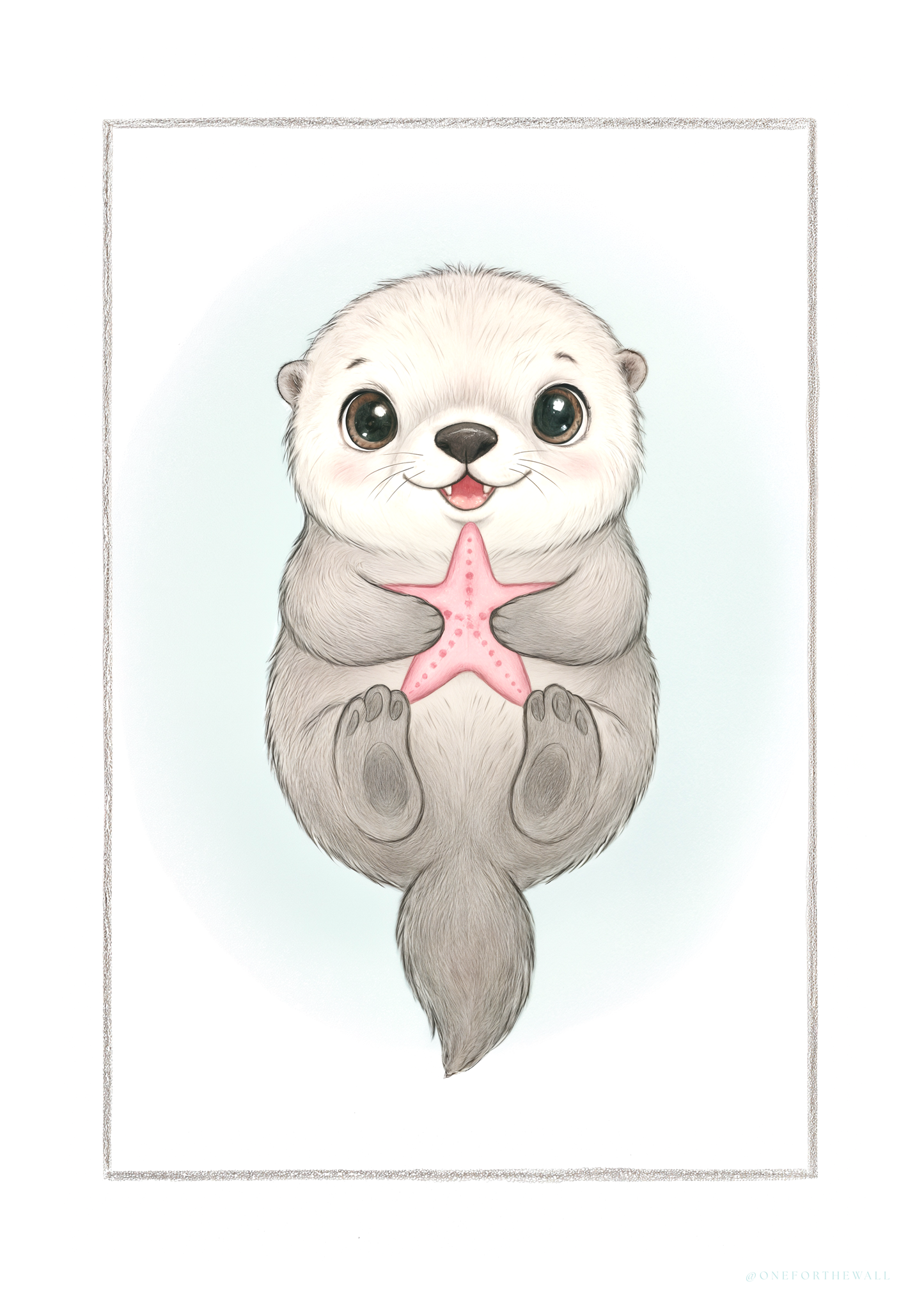 Little Otter - Art Print