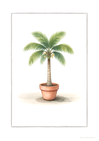 Palmera - Lámina artística