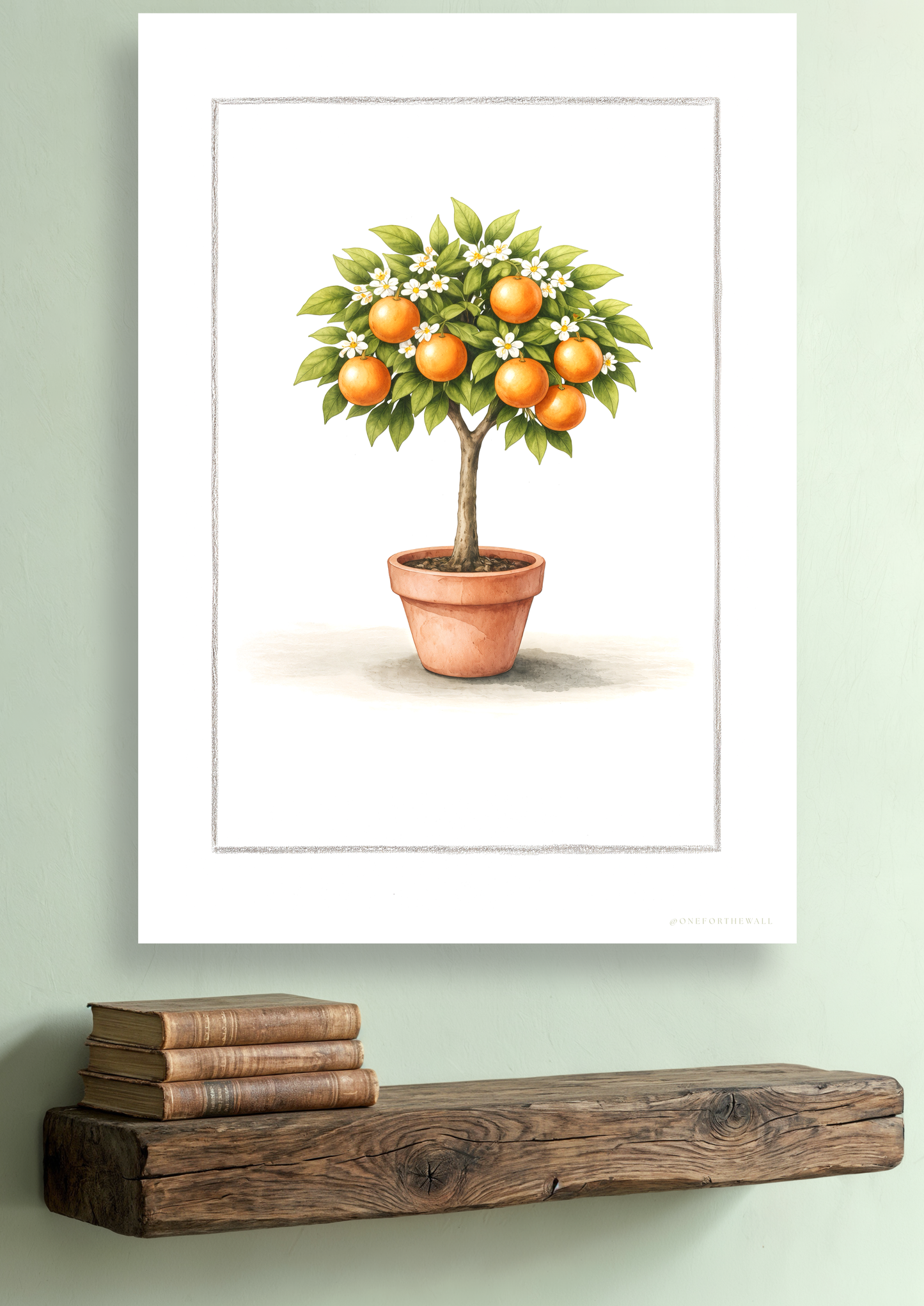Orange tree - Art Print