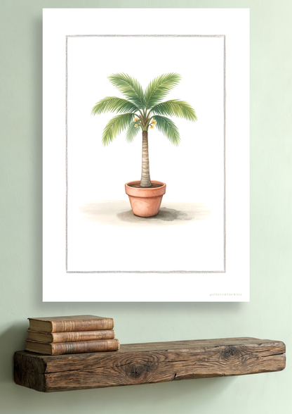 Palmera - Lámina artística