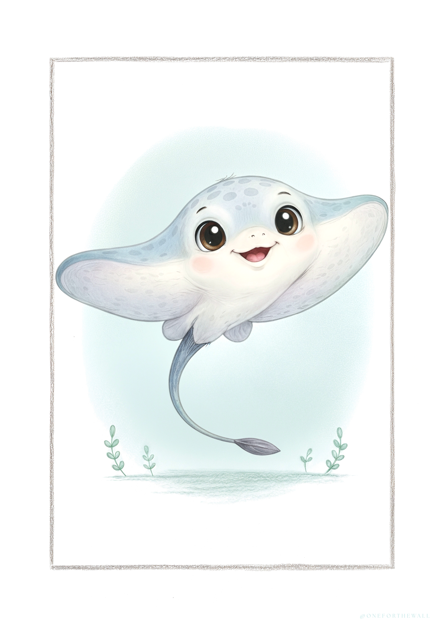Little Stingray - Art Print