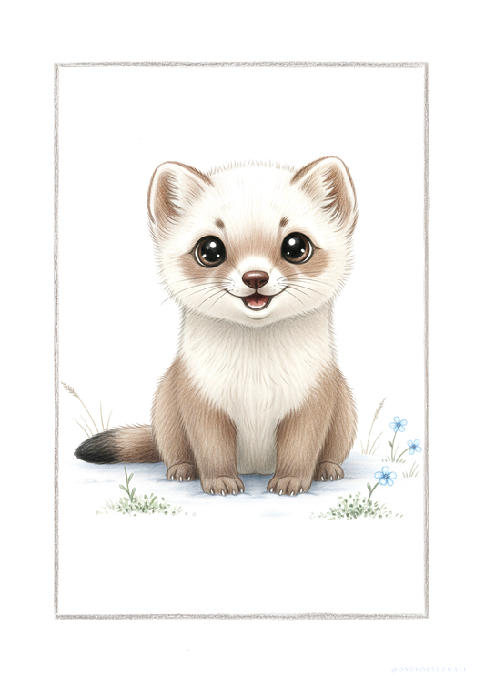 El pequeño armiño - Lámina artística
